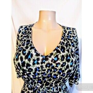 Best Seller Casa Lee Leopard Print Dress M